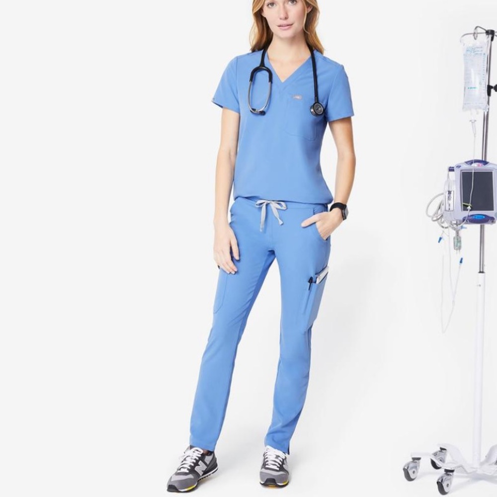 FIGS - Light Blue Scrub Set